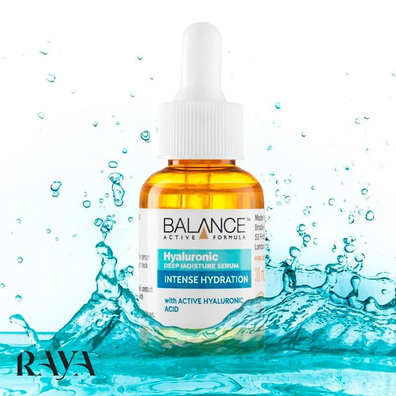 سرم آبرسان و مرطوب کننده عمیق پوست حاوی هیالورونیک اسید بالانس Balance Skincare Hyaluronic Deep Moisture Serum
