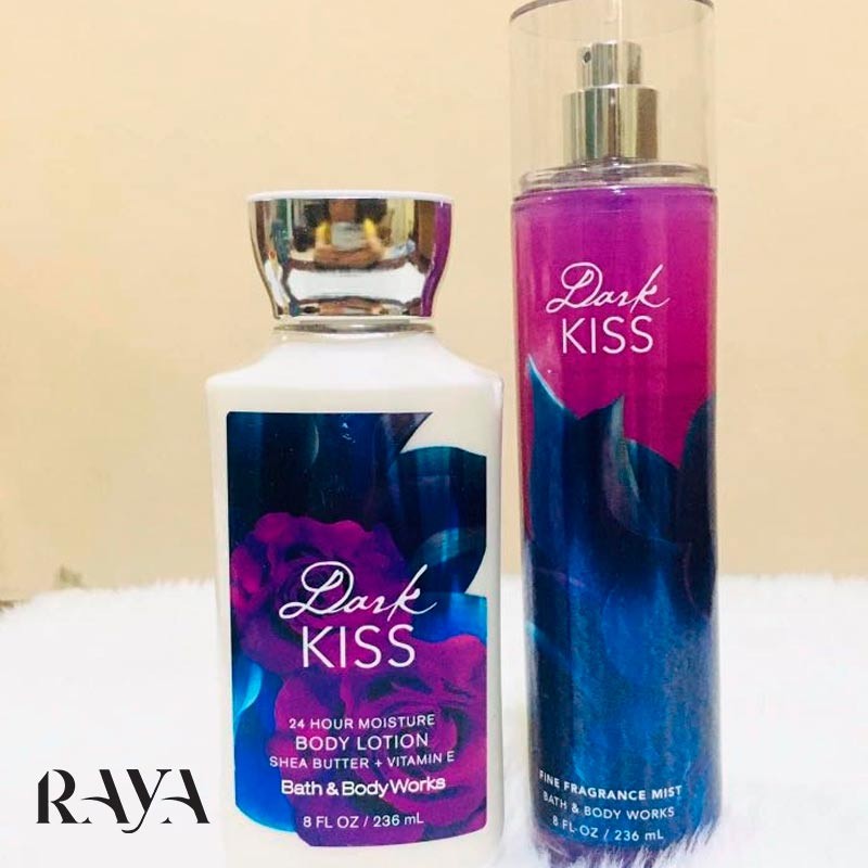 بادی اسپلش و اسپری بدن مدل دارک کیس بث اند بادی ورکس Bath & Body Works Dark Kiss Fine Fragrance Mist