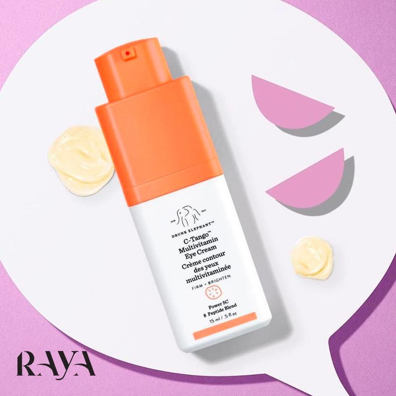 کرم دور چشم جوانساز و روشن کننده سی تانگو مولتی ویتامین درانک الفنت Drunk Elephant C-Tango Multivitamin Eye Cream