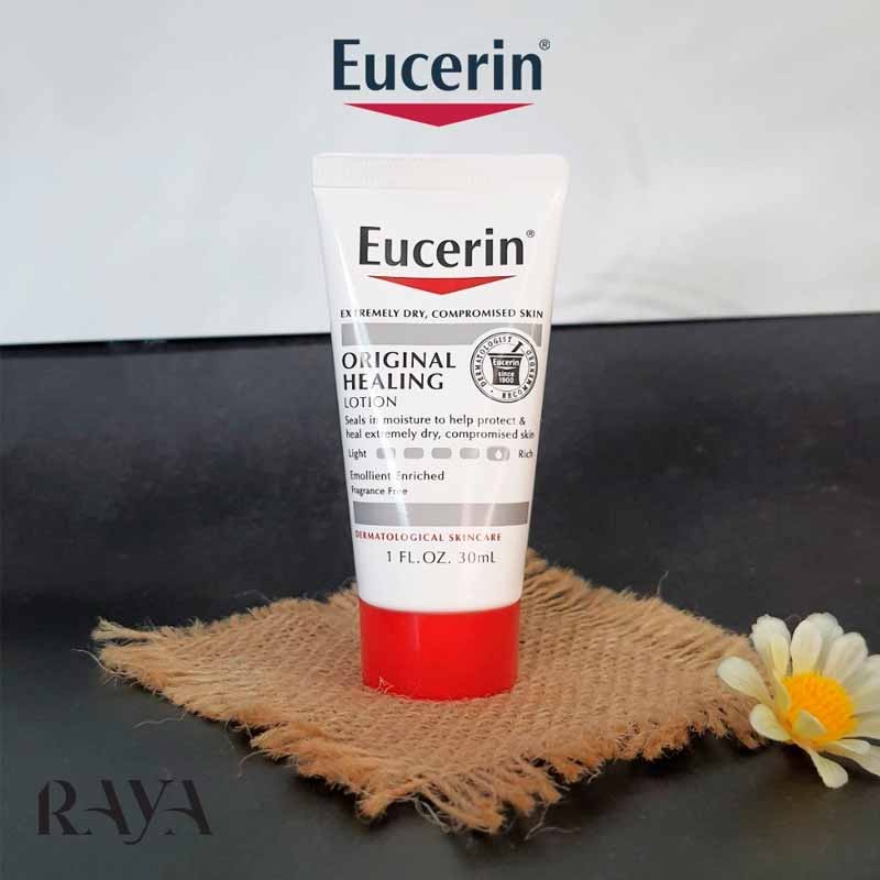 لوسیون بدن مرطوب کننده پوست های خشک اورجینال هیلینگ اوسرین Eucerin Original Healing Lotion