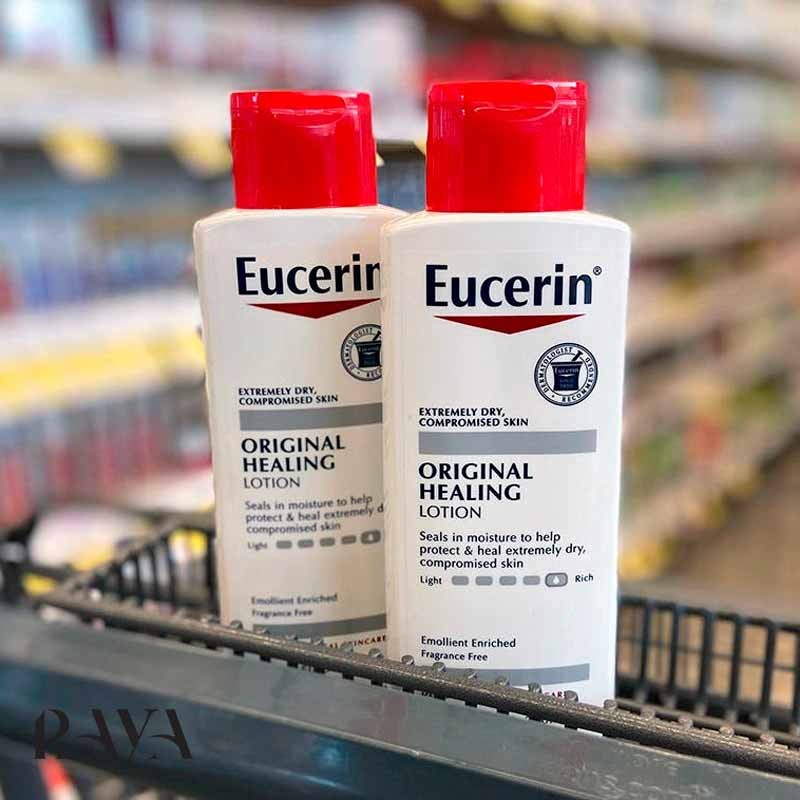 لوسیون بدن مرطوب کننده پوست های خشک اورجینال هیلینگ اوسرین Eucerin Original Healing Lotion