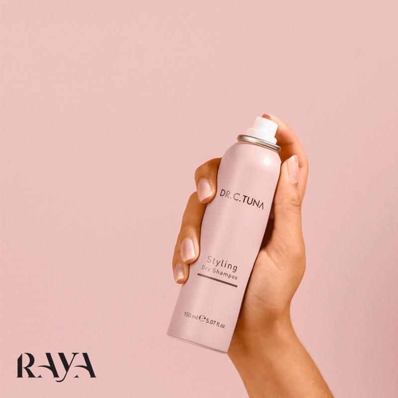 شامپو خشک حالت دهنده و حجم دهنده مو دکتر سی تونا فارماسی مدل استایلینگ Farmasi Dr. C. Tuna Styling Dry Shampoo