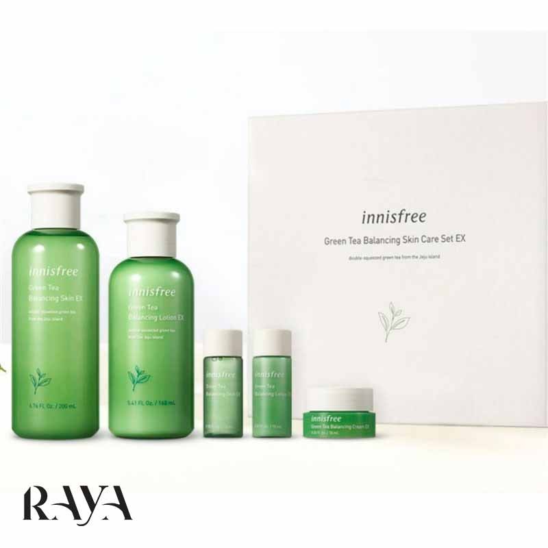 کرم آبرسان و مرطوب کننده پوست حاوی چای سبز اینیسفری Innisfree Green Tea Balancing Cream EX