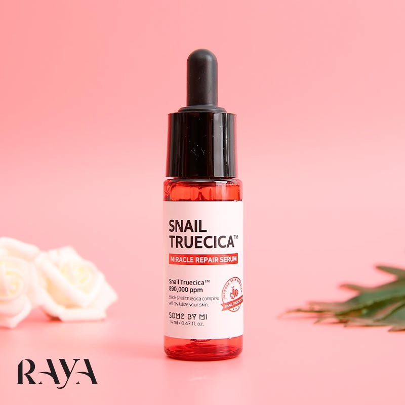 سرم حلزون ترمیم کننده و تسکین دهنده پوست سام بای می اسنیل تروسیکا Some By Mi Snail Truecica Miracle Repair Serum