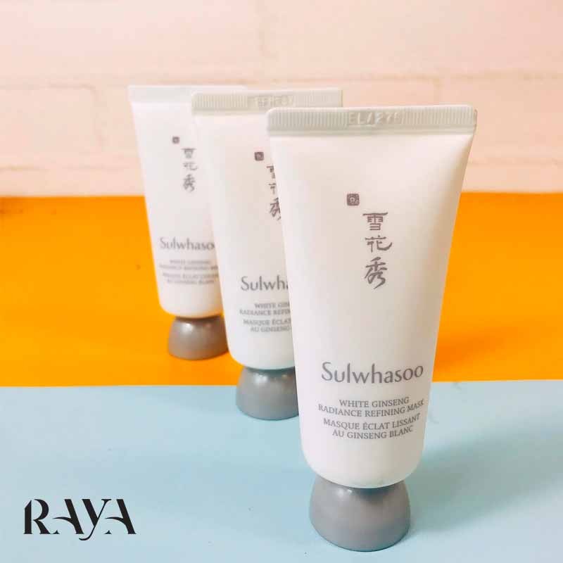 ماسک و اسکراب شفاف کننده پوست حاوی جینسینگ سفید سولواسو Sulwhasoo White Ginseng Radiance Refining Mask