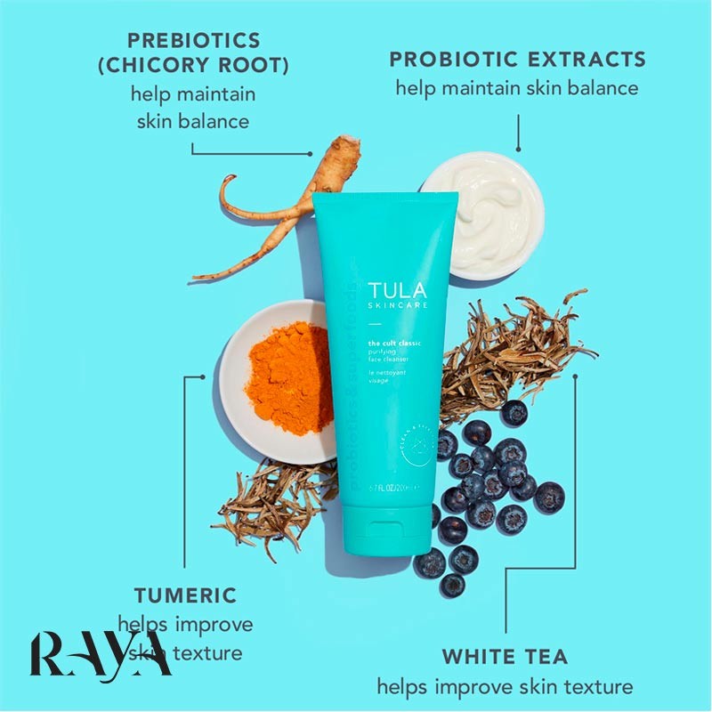 ژل شستشوی صورت شفاف کننده مدل د کالت کلاسیک تولا Tula The Cult Classic Purifying Face Cleanser