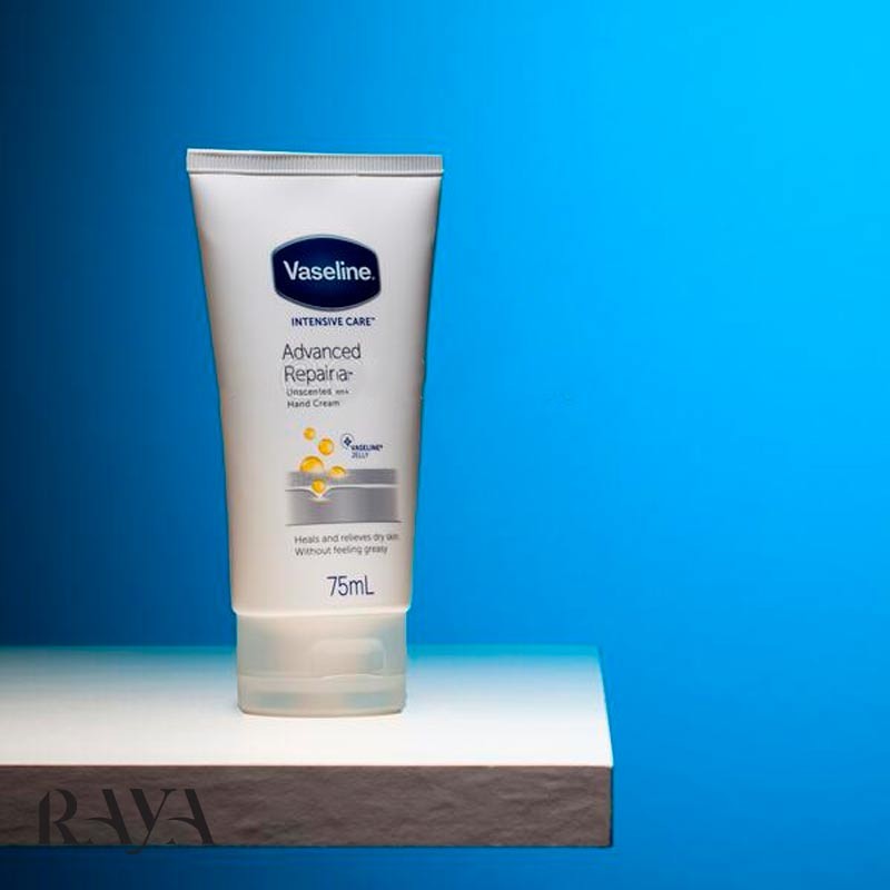 کرم نرم کننده و ترمیم کننده پوست دست وازلین مدل ادونسد ریپیر Vaseline Cream Adv Repair CC