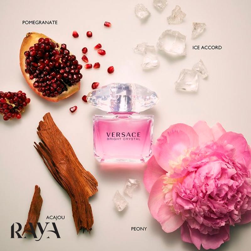 عطر و ادو تویلت زنانه ورساچه برایت کریستال صورتی Versace Bright Crystal Eau de Toilette 