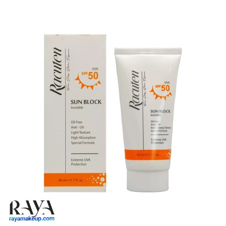 کرم ضد آفتاب بی رنگ راکوتن مناسب پوست چرب و مختلط با SPF50
